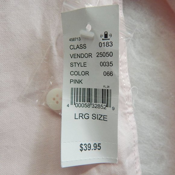 Modern American PacSun Mens Long Sleeve Button Down Shirt Pink Size L - Picture 7 of 10